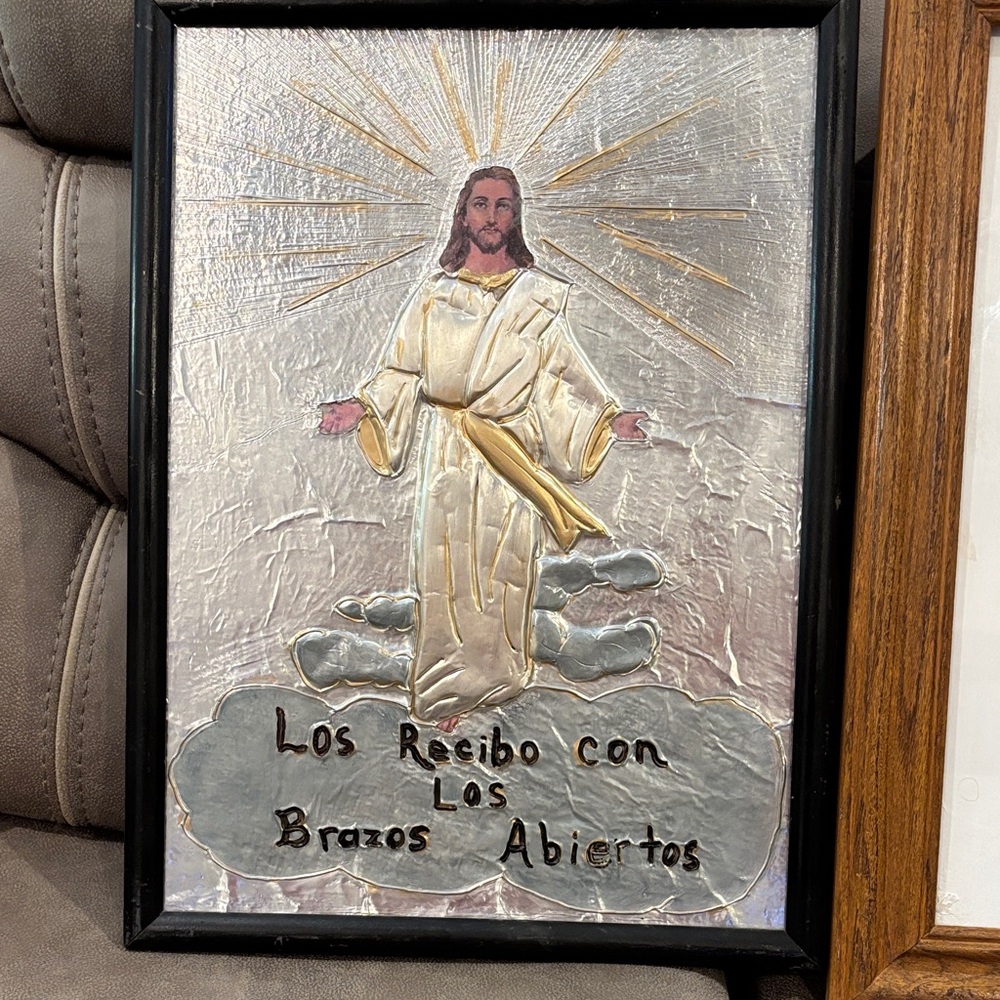 Religious Art with Jesus Figure